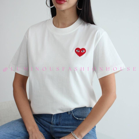 Mini Heart White T-Shirt